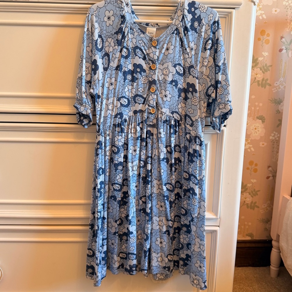 Kate Quinn Mid century Floral Bamboo Dress